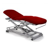 Divan d'examen électrique 3 plans CE-0137-PC Mobercas - Largeur 70 cm - Roulettes escamotables