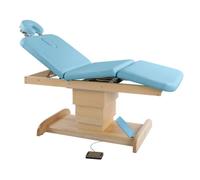 Divan d'examen électrique 3 plans Ecopostural - C6203 + tabouret offert - Largeur 80 cm