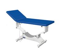 Divan d'examen électrique Promotal Quest proclive / déclive avec patins - Sellerie plate Larg. 75 cm