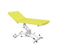 Divan d'examen hydraulique Promotal Hydro avec Block'n Roll - Sellerie à bourrelets Larg. 75 cm