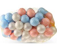 DIVCHI Balles de jeu souples pour enfants, petites balles colorées en plastique, durables, surface lisse et pas de bords tranchants, non toxiques, approuvées par les bébés