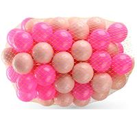 DIVCHI Balles de jeu souples pour enfants, petites balles en plastique colorées, durables, surface lisse et sans bords tranchants, non toxiques, lot de plusieurs balles de jeu approuvées pour bébé