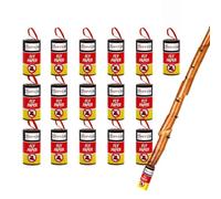 DIVCHI Lot de 16 bandes adhésives en papier anti-mouches, super collantes, attrape-mouches jetables, non toxiques pour la maison, la cuisine, la ferme, la décharge