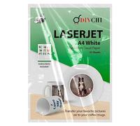 DIVCHI Lot de 20 feuilles de papier de transfert pour toboggan - Format A4 - Blanc (LaserJet Paper))