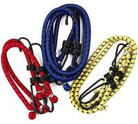 DIVCHI Lot de 6 tendeurs élastiques Assortis - Crochets métalliques pour sécuriser Les Attaches - Lot de 6 Cordons de Tailles Assorties