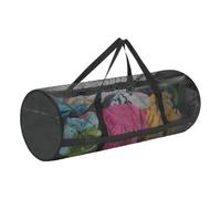 Dive Bag for Gear, Foldable Large Mesh Snorkel Equipment Duffle, 27.56x11.02x11.02 Inches Lightweight Storage to Swimming, Beach, Scuba, Volleyball, Soccer, Laundry, Gym, Pool, Travel necessities
