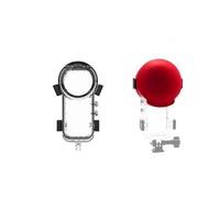 Dive Case, Étui de plongée Invisible Compatible avec Insta360 X5, boîtier étanche à 60M, Coque de Protection sous-Marine(with Red Lens Cover)