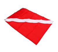Dive Flag Scuba, Apnée Diver Down Boat Plongée Sous-marine 50x35cm Rectangulaire Rouge Blanc