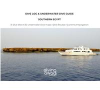 Dive Log & Underwater Dive Guide Southern Egypt: 31 Topographic maps with 3D drawings, routes, currents and orientation