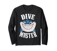 Dive Master Requin de plongée avec Grand Sourire Manche Longue
