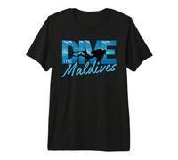 Dive The Maldives T-Shirt de plongée T-Shirt Haut de Gamme