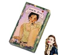 Dive to You Tarot Cards for Beginners, 160g English Oracle Deck, 10x7.5x2.5cm Prediction and Divination Tabletop Board Game, Perfect Tarot Gift for Magicians and Friends
