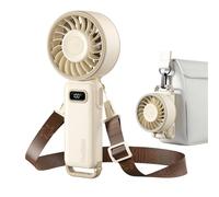 Diveblues Mini Ventilateur Portable Turbo,100 Vitesses à Flux d’Air Puissant 7,4 m/s, Petit Ventilateur de Poche Pliable 4-en-1 pour Main, Cou ou Table, Rechargeable pour Été, Voyage et Extérieur