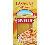 Divella Lot de 12 lasagnes à l'œuf avec œufs frais Presto au four 500 g [6 kg]