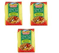 Divella Lot de 3 sachets de 5 kg de semola di grano duro rimacinata