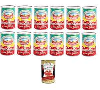 Wasa Original Lot de 3 crackers avec 100 % farine de seigle, tranches croustillantes avec farine de seigle entier, riches en fibres, 275 g + boîte italienne Gourmet Polpa di Pomodoro 400 g