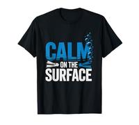 Divemaster Calme en Surface Plongee sous Marin Humour Guide T-Shirt