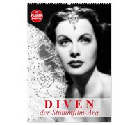 Diven der Stummfilm-Ära (Wandkalender 2026 DIN A2 hoch), CALVENDO Monatskalender: Die glamourösesten Frauen der 20er-Jahre