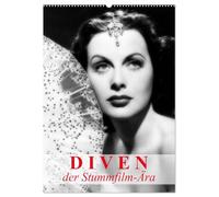 Diven der Stummfilm-Ära (Wandkalender 2026 DIN A2 hoch), CALVENDO Monatskalender: Die glamourösesten Frauen der 20er-Jahre