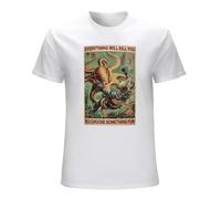 Diver and Octopus Everything Will Kill You So Choose Something Fun Mens T-Shirt Size L