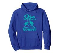 Diver Plongée Scuba Dive Buddy Sweat à Capuche, Unisexe pour Adultes, Bleu Royal, M
