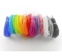 DiverJoy - Filaments PCL 1,75 mm, filaments Lapiz 3D pour stylo 3D, 12 couleurs, 120 mètres, recharges PCL pour stylo 3D, PCL pour imprimantes 3D Pen, recharge stylo 3D