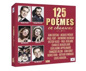 Divers - 125 Poèmes en Chansons, 5CD