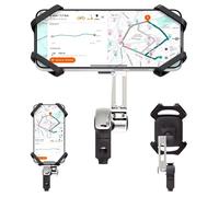 Casr Support Smartphone Holder Pro pour guidon avec bras, universel jusqu'à 7" Noir métal