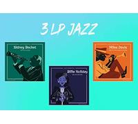 Divers Artistes - 3 LP Jazz Vinily Remastered - Sindney Bechet, Billie Holiday, Miles Davis