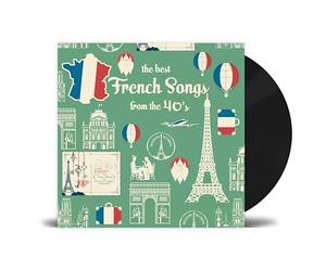 Divers Artistes - The best French Songs from the 40's Vinyle - Édith Piaf, Charles Trenet, Juliette Gréco