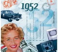 DIVERS - CD Carte Anniversaire Année 1952