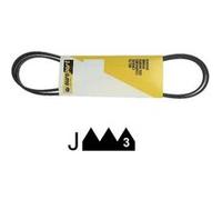 Divers Marques Courroie 1242 J 3 Poly V Ref: 2834590100
