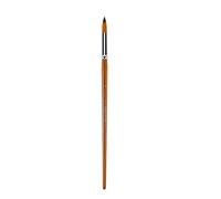 Divers pinceaux d ' Art de Conception de tête pour Les Techniques de Toile, Pointe Plate/éventail/Ronde, Manche en Bois, Outil de Peinture, Brosse à Poils en Nylon, pinceaux pour Artistes