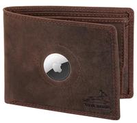 Divers portefeuille horizontal en cuir pour hommes et femmes Blocage RFID Fa.Volmer Série #EasyComfort, marron, schlanke Brieftasche, Classique