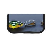 Divers types d'appâts de pêche Petit sac à crayons simple trousse à crayons esthétique trousse à crayons sac de rangement porte-stylo bureau, Noir , Taille unique, Organiseur de sac