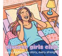 Diverse Girls Club: Bold and Easy Colouring Book for Adults and Teens