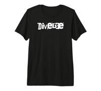 Diverse Punk Grunge Ransom Note Typographie Streetwear Tee T-Shirt Haut de Gamme
