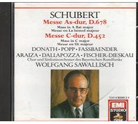 Diverse - Schubert: Messe As-dur, D.678. Mass in A flat major. Messe C-dur, D.452, & C major
