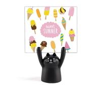 Diverse Sweet Summer Ice Memo Holder Cartoon Chat Noir Décoration