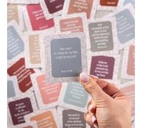 DIVERSEBEE Lot de 60 cartes de verset de la Bible - Uniques, assorties - Cartes de prière pour encouragement et motivation - Cadeaux de la Bible chrétienne (délicate)