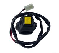 Diverses applications de l'interrupteur de guidon de moto pour klaxon, conçu pour une utilisation rapide et facile (jaune)