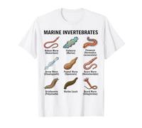 Diverses espèces de vers Marins d'invertébrés Marins T-Shirt
