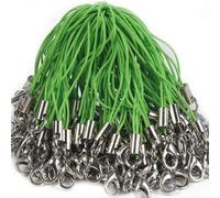 Diverses utilisations : cordon en nylon avec fermoir mousqueton de 70 mm, idéal pour tous vos besoins (vert)