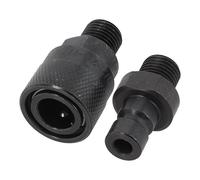 Diversifiez vos connexions d'outils avec ces connecteurs rapides hydrauliques noirs