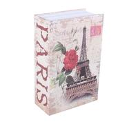 Diversion Book Coffre-fort secret 2 clés Petit coffre-fort caché Boîte de sécurité portable Dictionnaire Coffre-fort pour argent, bijoux, passeport et autres objets de valeur(Eiffel Tower)