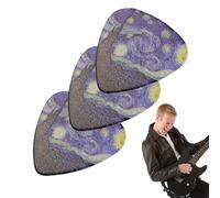 Diversité des médiats de guitare - Ensemble de médiators lourds avec boîte de rangement - Poignées moyennes et lourdes - Médiateurs de guitare avec boîte de rangement pour les amateurs de guitare