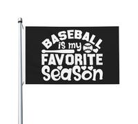 Diversité Drapeau De Jardin 90X150Cm Le Baseball Est Ma Saison Préférée Drapeau Personnalisé Resistant Exterieur Pirate Drapeaux Pour Festival, Jardin, Cadeau D'Anniversaire