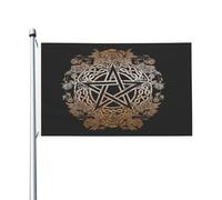 Diversité Drapeau Personnalisé 90X150Cm Pentagramme De Sorcière Occulte Wiccan Drapeau De Jardin L'Intérieur Pirate Drapeaux Pour Cadeau D'Anniversaire, Festival, Cadeau De Noë