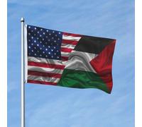 Diversité Drapeau Personnalisé Palestine Palestinienne Drapeaux Bannières Résistant À La Décoloration Uv Pirate Drapeaux Pour Festival, Jardin, Terrasse, 3X5 Ft