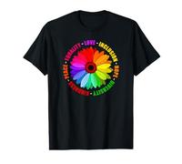 DIVERSITÉ ÉGALITÉ Inclusion Amour Promouvoir la positivité T-Shirt Graphique avec Valeur